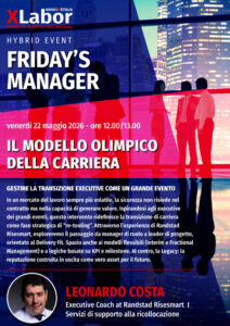 friday's manager xlabor il modello olimpico della carriera